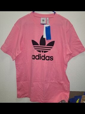 Adidas Trefoil Logo Tee - Pink Mens Medium
